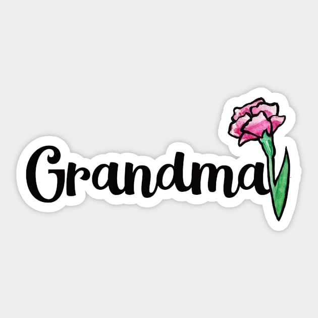 Grandma Sticker by bubbsnugg